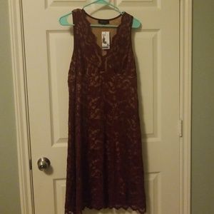 Maroon dress